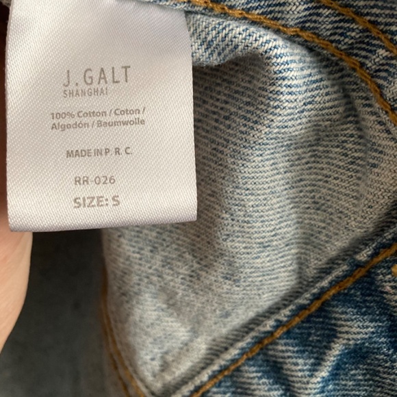 Vintage J. Galt Light Wash Denim Jacket Men’s Size Small - Picture 7 of 7